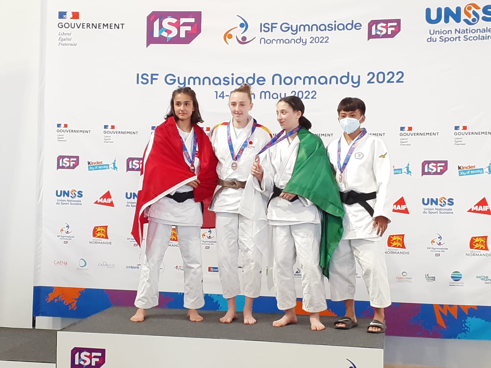 MARTA BEORLEGUI - ORO EN LA GIMNASIADA. NORMANDIA 17-05-22